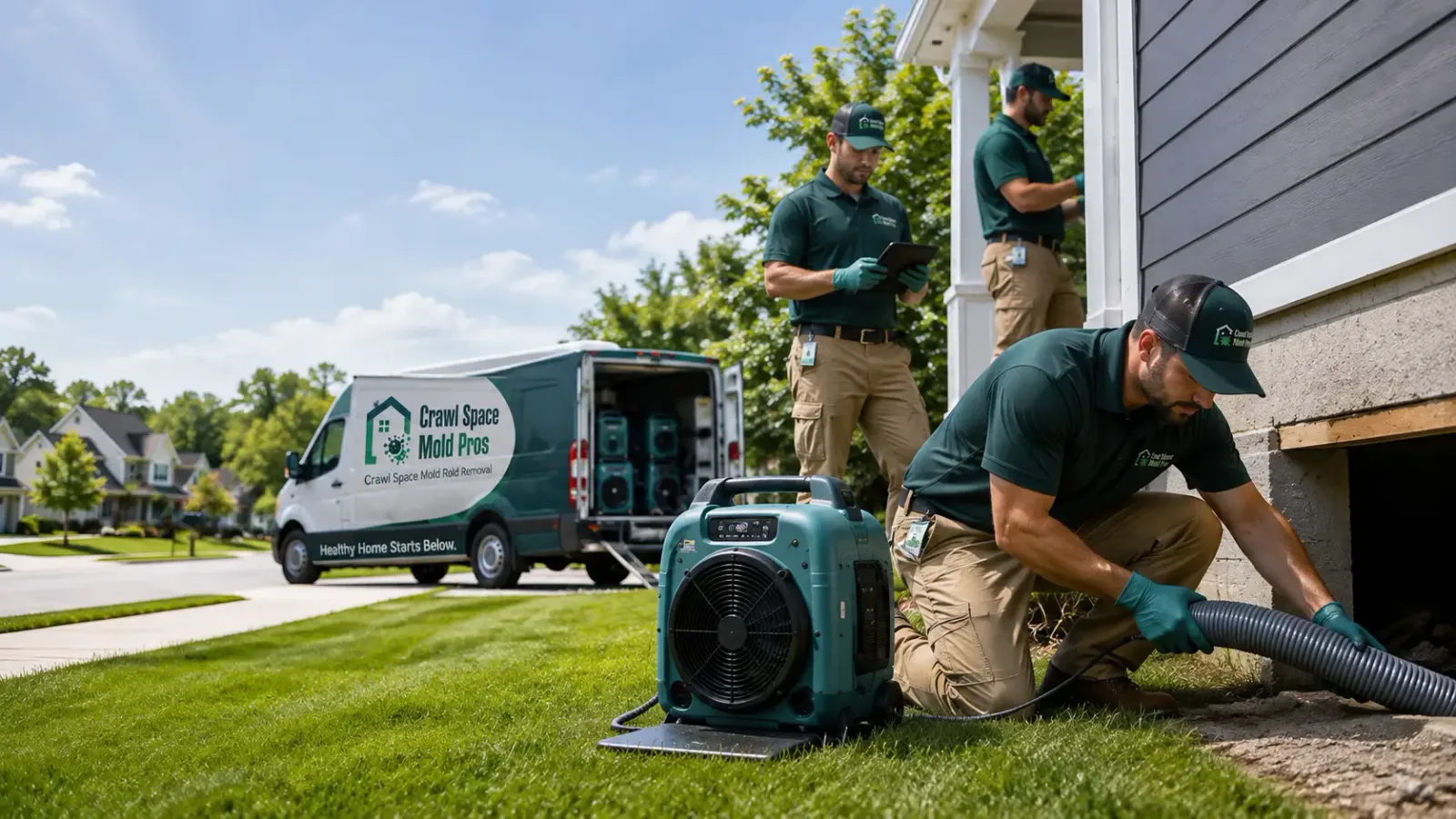 Crawl Space Mold Removal in Madrid, NE
